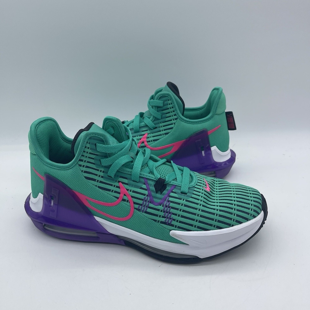 Nike Lebron Witness 6 CZ4052-300 Mens Size 9.5 Emerald‎ Berry Basketball Shoes
